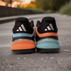 Adidas Barricade 14 Tennis Shoes Black aqua orange  men   s 9 5  - No Box