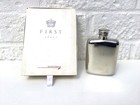 Vintage British Airways First Class Silver Plated Hip Flask By James Dixon   Son