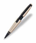 Rare Cross Edge Gunmetal And Hazelnut Rollerball Pen In Box New In Gift Box