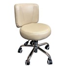 Technician Stool Spa 2024 Pedicure Chair Nail Stool Adjustable Set Of 2 Beige