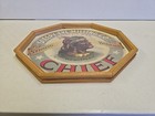 Antique Chief Old Sleepy Eye Milling Minnesota Framed Barrel Label Litho Sign