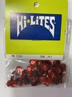 Red Metallic Cupped 8 Mm Sequins - 4 Packs 200 Each 800 Pcs - Vintage
