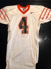 Game Worn Used Princeton Tigers Football Jersey  4 Nike Size 42