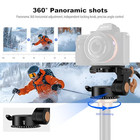 Q08s Heavy Duty Video Camera Tripod Fluid Drag Pan Head With Extended Handle For