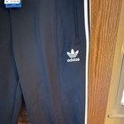 Adidas Originals Men s Classic Tp Track Pants Black White M Elastic Waist