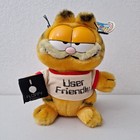 Rare Vintage 1981 Dakin Garfield The Cat  user Friendly  Plush Stuffed Toy  Nwt