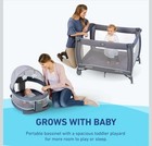 Graco Pack N Play Travel Dome Lx Playard W  Baby Bassinet Portable Crib Playpen