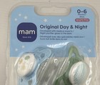 Mam Original Day   Night Pacifiers 0-6 Months 4 Pack Bpa Free 