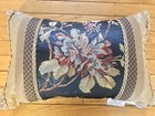 A Vtg Croscill Calice Boudoir Throw Pillow Gorgeous Ornate Design   Trim 13   x19   