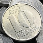 Ddr Post Third Reich Communist Germany 10 Pfennig Aluminum Coin Buy 3 Get 1 Free