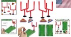 Indoor Table Top Football Game Set 10 Pcs With Foam Balls And Goal Posts