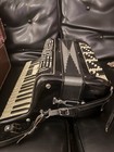 Rare Vintage Coronet Accordion  made In Italy  With Beautiful Wood Case