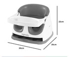 Ingenuity Baby Base 2-in-1 Seat - Slate - Booster Feeding Seat sealed bnib