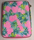 Lilly Pulitzer Agenda Folio Pink blue green - Pineapples Zip-up Pockets