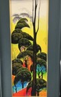 Eyvind Earle Sacred Trees Silkscreen Print Signed Framed Rare Limited Numbered