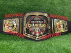 New Georgia Bulldog National Championship Belt Adult Size 2mm Brass Plates