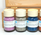 Lot Of 7 Martha Stewart Crafts Luster Glass Microbeads 3 2oz Jars 6 Nib 1 Used