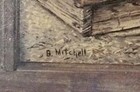 Vtg Home Interiors B Mitchell Autumn Rustic Farm Country 12 Panel Framed Art 25 