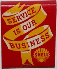 Vintage Full Matchbook Shell Gas Oil Clamshell J And L Coal Canajoharie New York