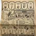 Vintage 1969 Newspaper Advertisement Wards Drugs Store Sales Dollar Day Weekly
