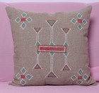 Decorative Cotton Linen Cushion Cover 4 Sets Of Throw Pillow Case Sea Theme