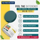 Real Time Pain Relief Foot Cream 8oz Jar   15 Natural Ingredients  1 5  Menthol 