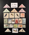 50 Bird Related Topical Stamps   Nice  Fun Colorful Ww Mix  lot 406 
