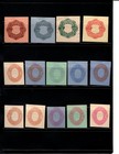 Fantastic El Salvador 1800 s Cut Corner Collection On 3 Stock Pages