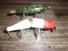 2- Vintage Creek Chub Injured   Jointed Pikie Minnow Lures