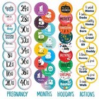 Adorable Baby Milestone Stickers Pregnancy Set Unisex Boy Girl