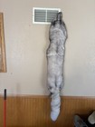 Tanned Xxl Blue Fox Hide blue Silver Grey Color furs taxidermy crafts  New