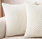 Decorative Pillow Covers - Set Of Four - 18x18 In  Jacquard Knitting