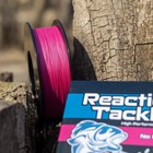 Reaction Tackle High Performance Braided Fishing Line - X8 No Fade Pink