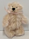 Sweet Vintage Pink Mohair Jointed Teddy Bear 3    Tall