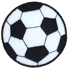 Soccer Ball Applique Patch - Sports Ball Embroidered Badge 2 5   iron On 