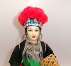 House Of Handicrafts Folk Art Doll Meo Lai By Artist Vanida Stockinette Face 10 