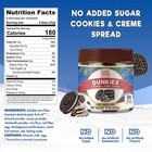 Dunkies Cookies   Creme Spread  Chocolate And Vanilla Creme Cookie Spread