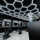 Hexagon Garage Lights 26400lm 11 Grid Honeycomb Led Shop Gym Ceiling Light 6500k