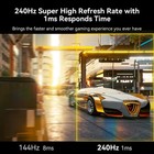 Sansui 32 Inch Curved 240hz Gaming Monitor High Refresh Rate  Fhd 1080p Gamin   