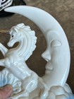 Fly Me To The Moon Unicorn Music Box Vintage 1980s Mythical Celestial Fantasy