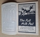 Vintage 1931 Full Milk Pail Dairy Farming Booklet Lyndonville Vt  Johnstown Pa 