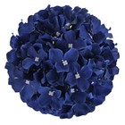 Flojery Silk Hydrangea Heads Artificial Flowers Heads With Stems For Home Wed   