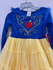 Disney Princess Snow White Tutu Dress Costume Girls Size 8 Long Sleeves New