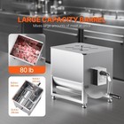 Manual Meat Mixer 40l Fixed Tank Processing Equipment mixing Max 80lbs Stainless