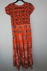Orange Indian Anarkali Style Kurti For Women