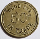 Bay City Michigan Trade Token  Phoenix Cigar Store  Good For 50   In Trade
