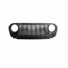 Black Front Grille No Camera Hole For 2018-23 2024 Jeep Wrangler Jl Gladiator Jt