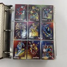 1990s Marvel Trading Card Collection Complete Sets Spider-man Wolverine Binder