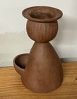 Vintage Handcrafted Stoneware Gnome Elf Planter