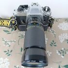 Nikon Fg 35mm Slr Film Camera Lot With Lenses  Case  Manual